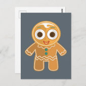 Ginger Bread Man Postkarte (Vorne/Hinten)