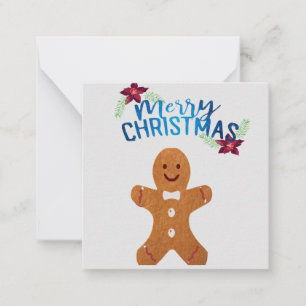 Ginger Bread Mann: Mitteilungskarte