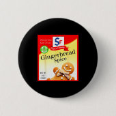 Ginger Bread Sce Group Costume Family Matching Hal Button (Vorderseite)