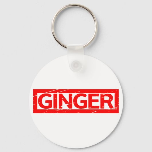 Ginger Briefmarke Schlüsselanhänger (Vorderseite)