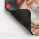 Ginger British Shorthair Christmas Mousepad (Ecke)