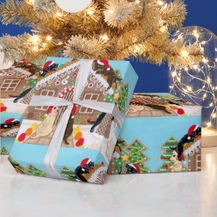 Ginger Broad House Labradors Painting Geschenkpapier