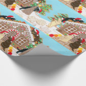 Ginger Broad House Labradors Painting Geschenkpapier (Ecke)