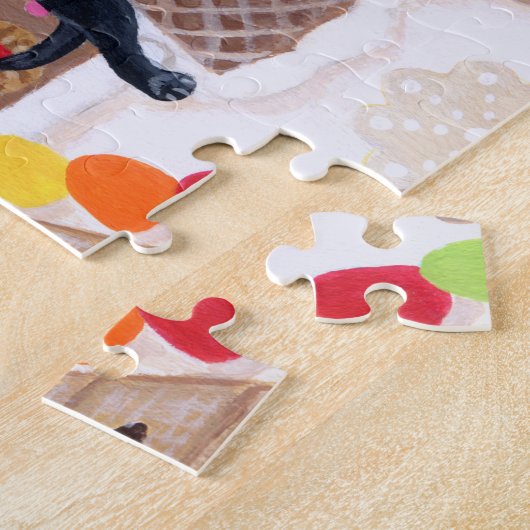 Ginger Broad House Labradors Painting Puzzle (Seite)