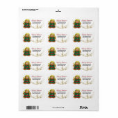 Ginger Brot Cookie Rücksendeadresse Adressaufkleber (Vorne)