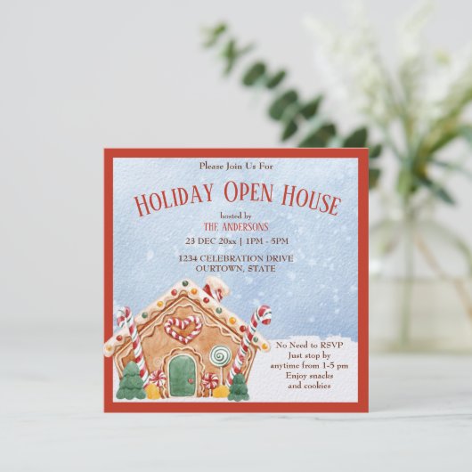 Ginger Brothaus Ferienhaus Einladung (Stehend Vorderseite)