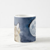 Ginger Cat and Full Moon Classic Tasse (Mittel)