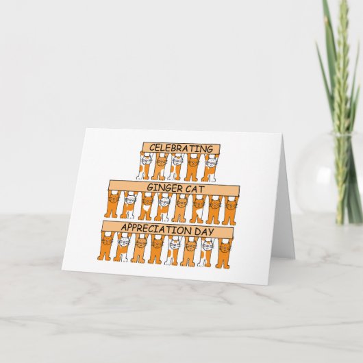 Ginger Cat Apprecision Day - 1. September Karte (Vorderseite)
