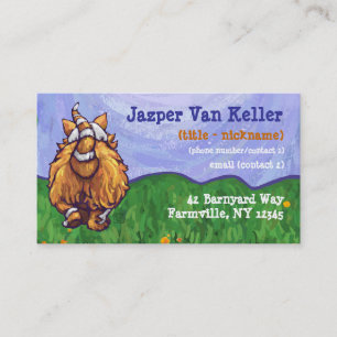 Ginger Cat Business Card Visitenkarte