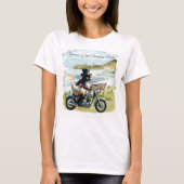 Ginger Cat Chicken Ride T-Shirt (Vorderseite)