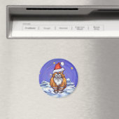 Ginger Cat Christmas Magnet (In Situ (Geschirrspüler))