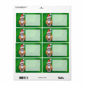 Ginger Cat Christmas on Green (Vorne)