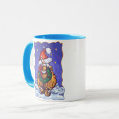 Ginger Cat Christmas Tasse (Vorderseite Links)
