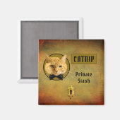Ginger Cat Customizable Catnip Magnet (Vorderseite/Rückseite)