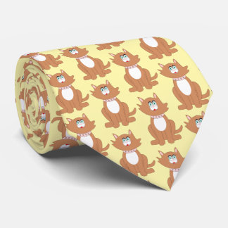 Ginger Cat Design Krawatte