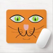 GINGER CAT-FACE-MOUSEPAD MOUSEPAD (Mit Mouse)