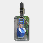 Ginger Cat Gepäckanhänger (Vorderseite vertikal)