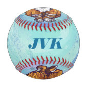 Ginger Cat Geschenke & Accessoires Baseball (Rückseite)