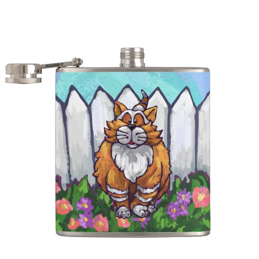 Ginger Cat Geschenke & Accessoires Flachmann (Geöffnet)