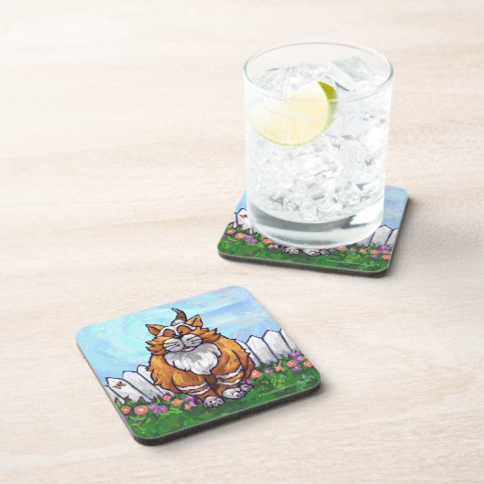 Ginger Cat Geschenke & Accessoires Getränkeuntersetzer (Rechte Seite)