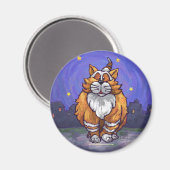 Ginger Cat Geschenke & Accessoires Magnet (Vorderseite/Rückseite)