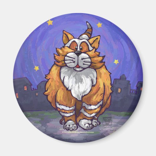 Ginger Cat Geschenke & Accessoires Magnet (Vorne)