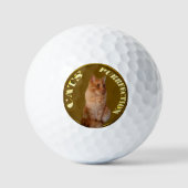 Ginger Cat Gold Coin, Golf Balls Golfball (Vorderseite)