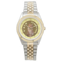Ginger Cat Gold Coin, Unisex Watch