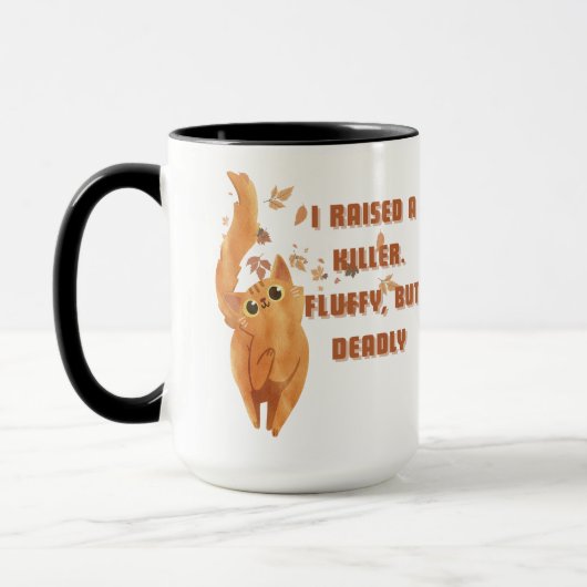 Ginger Cat I hob einen Killer tödlich, aber flüssi Tasse (Links)