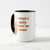 Ginger Cat I hob einen Killer tödlich, aber flüssi Tasse (Vorderseite Links)