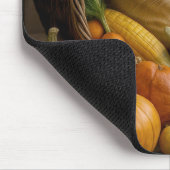 Ginger Cat In a Harvest Cornucopia Mousepad (Ecke)
