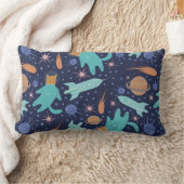 Ginger Cat in Space Galaxy Abenteuer Lendenkissen (Decke)