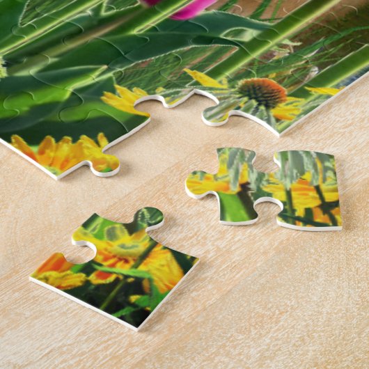 Ginger Cat in Tulip Garden Puzzle (Seite)