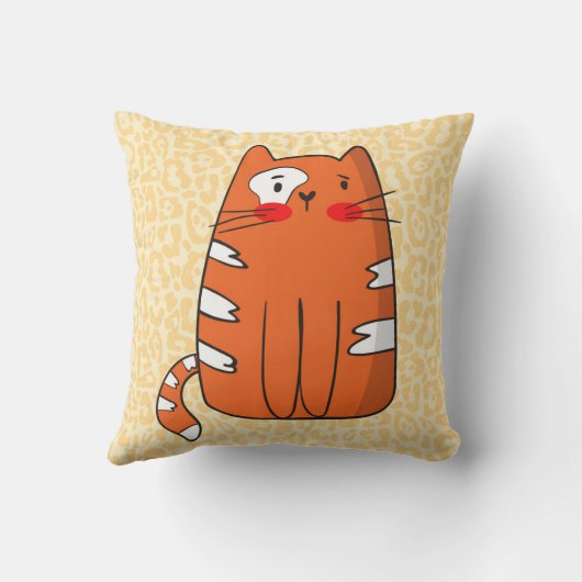 Ginger Cat Kissen (Rückseite)