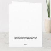 GINGER CAT-KLEINEN DENKEN SIE Grußkarten Karte (Rückseite)