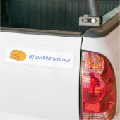 Ginger Cat Lasse Schlafkatzen Lie Autoaufkleber (Auf Lkw)