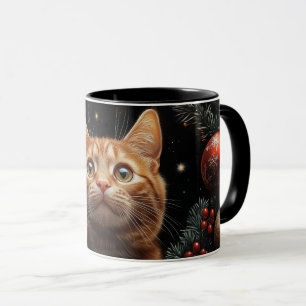 Ginger Cat Lovers Weihnachtsgeschenk Tasse für Mam