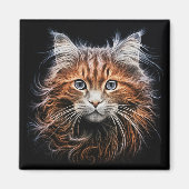 Ginger Cat Magnet (Vorne)