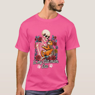 Ginger Cat Mama Ginger Cat Lady Skeleton in My Cat T-Shirt