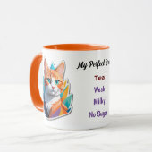 Ginger Cat - Mein perfektes Brew - Tee oder Kaffee Tasse (Vorderseite Links)