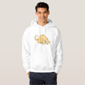 Ginger Cat Mens Hoodie (Vorne ganz)