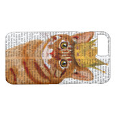 Ginger Cat mit Crown Full Case-Mate iPhone Hülle (Rückseite (Horizontal))