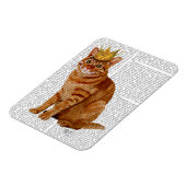 Ginger Cat mit Crown Full Magnet (Linke Seite)
