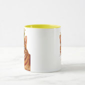Ginger Cat mit Crown Portrai Tasse (Zentrum)