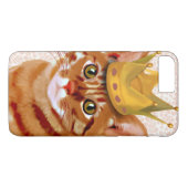 Ginger Cat mit Crown Portrait Case-Mate iPhone Hülle (Rückseite (Horizontal))