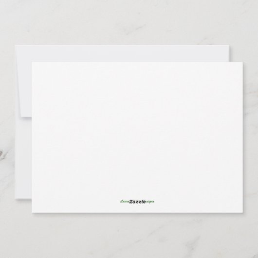 Ginger Cat mit Red Ribbon Weihnachten (Rückseite)