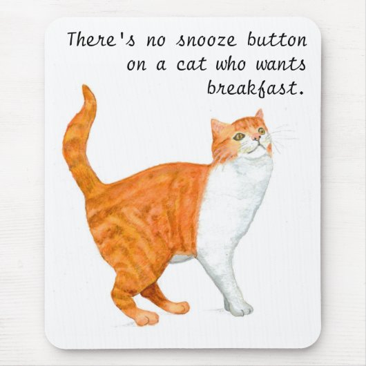 'Ginger Cat' Mousepad (Vorne)