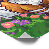 Ginger Cat My Room Poster (Ecke)