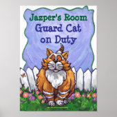 Ginger Cat My Room Poster (Vorne)