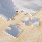 Ginger Cat On Snow Puzzle (Seite)